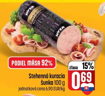 Stehenná kuracia šunka 100 g