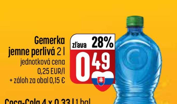 Gemerka jemne perlivá 2 l