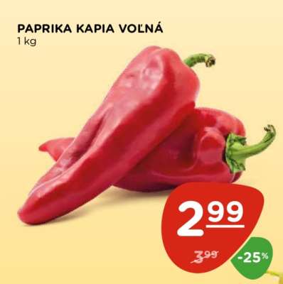 PAPRIKA KAPIA VOLNÁ