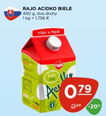 Rajo Acidko biele