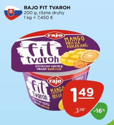 RAJO FIT TVAROH
