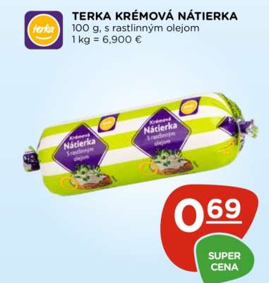 TERKA KRÉMOVÁ NÁTIERKA