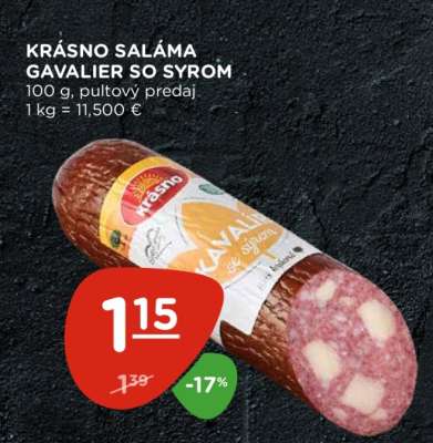 Krasno Saláma Gavalier so syrom