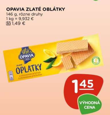 OPAVIA ZLATÉ OBLÁTKY
