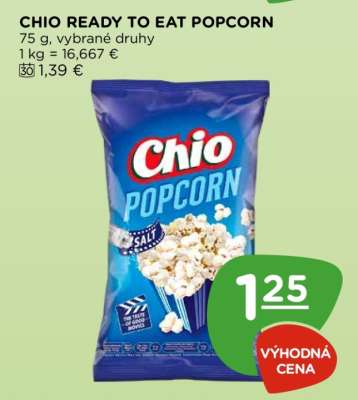 Chio Ready To Eat popcorn