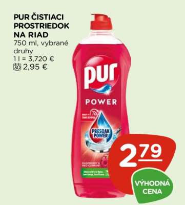 PUR Čistiaci prostriedok na riad