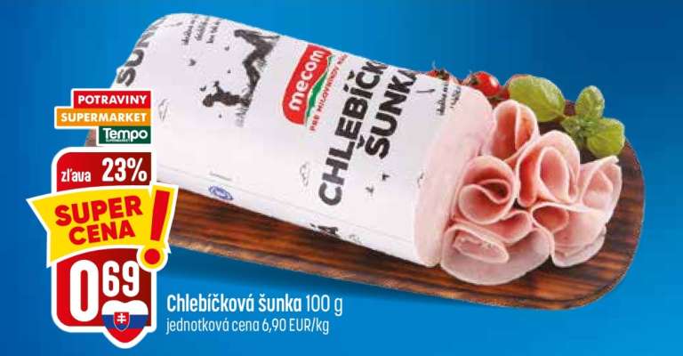Chlebíčková šunka