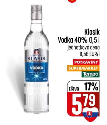 Klasik Vodka 40% 0,5 l