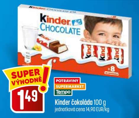 KINDER Čokoláda