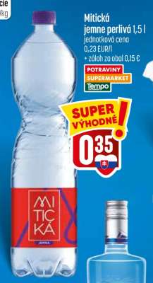 Mitická jemne perlivá