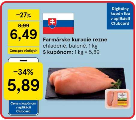 Farmárske kuracie rezne