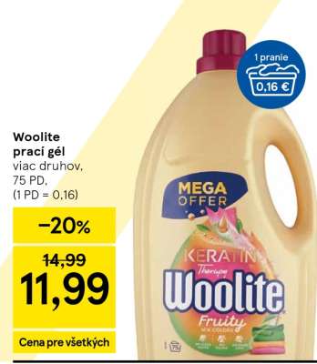 WOOLITE Prací gél