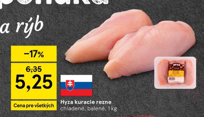 Hyza kuracie rezne