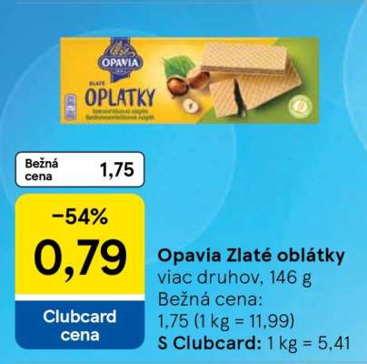 OPAVIA ZLATÉ OBLÁTKY