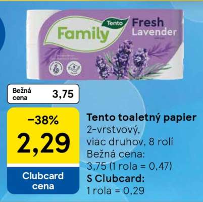 TENTO TOALETNÝ PAPIER