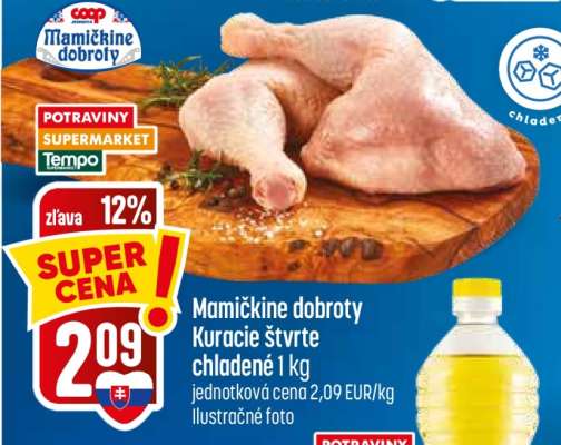 Mamičkine dobroty Kuracie štvrte chladené 1 kg