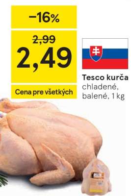 Tesco kurča
