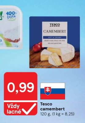 Tesco camembert