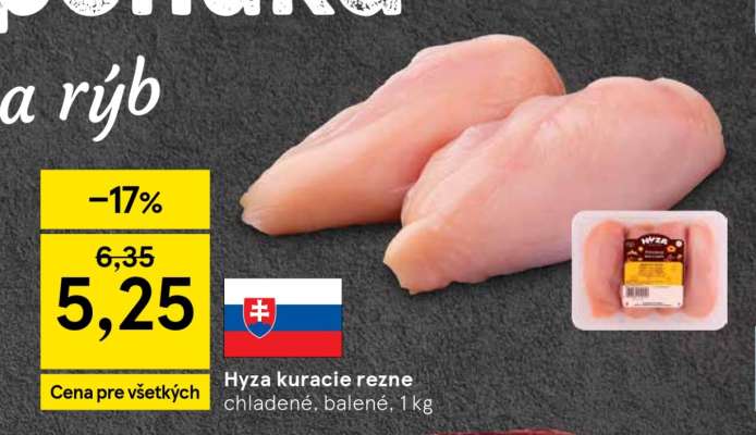 Hyza kuracie rezne