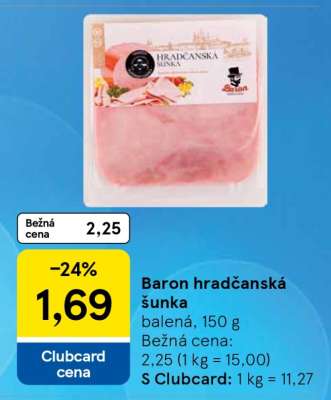 Baron hradčanská šunka