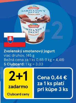 Zvolenský smotanový jogurt