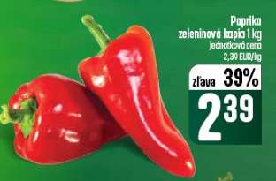 Paprika zeleninová kapia 1 kg