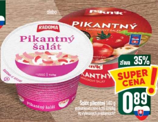 Pikantný šalát