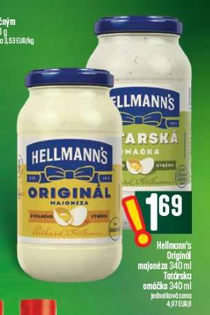 Hellmann's Originál majonéza 340 ml
