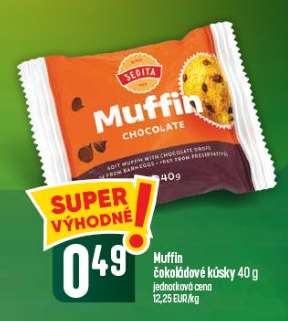 Muffin čokoládové kousky 40 g