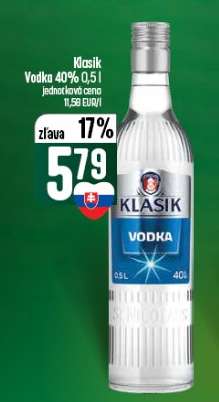 Klasik Vodka 40% 0,5l