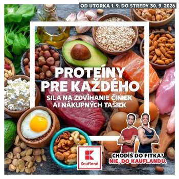 Leták Kaufland - 1.9.2026 - 30.9.2026.