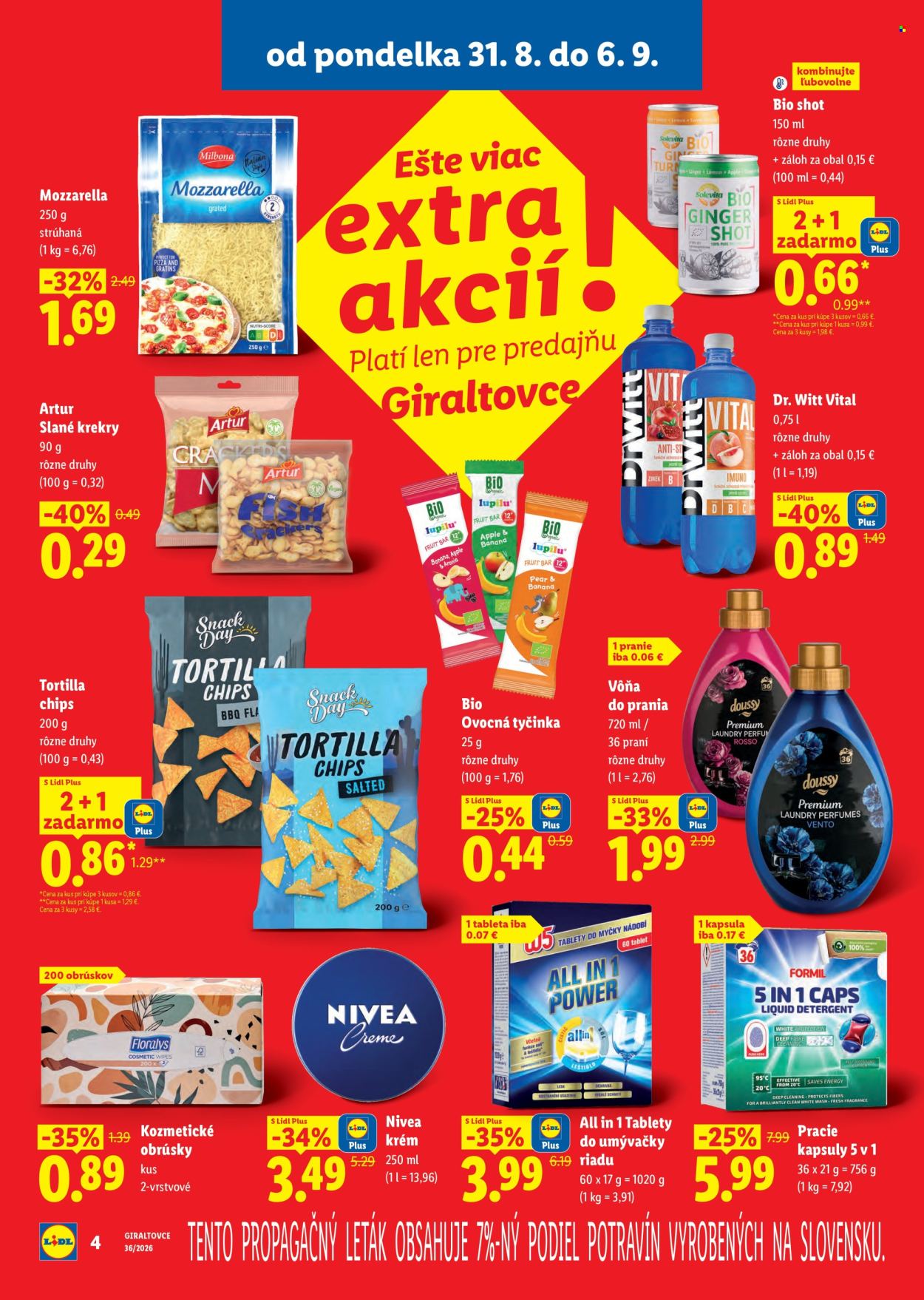 Leták Lidl - 31.8.2026 - 6.9.2026. Strana 4