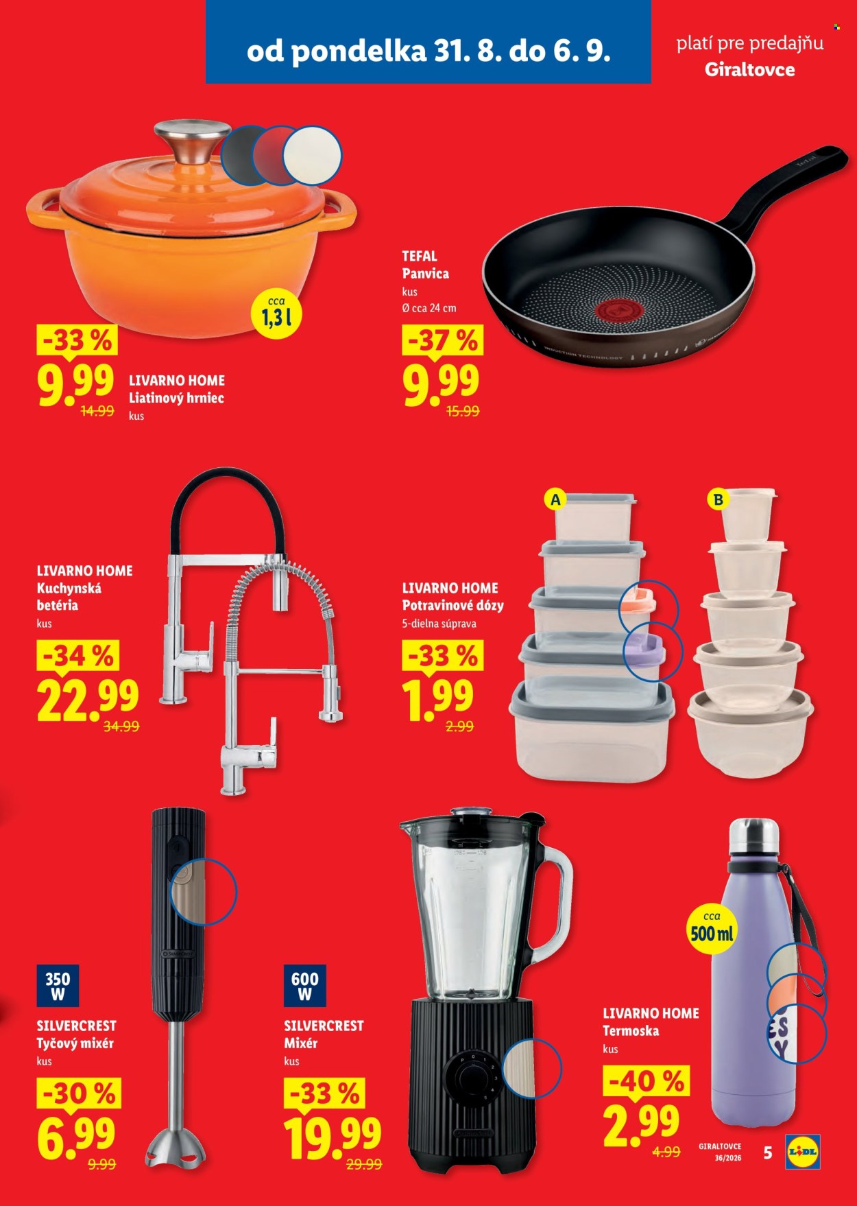 Leták Lidl - 31.8.2026 - 6.9.2026. Strana 5