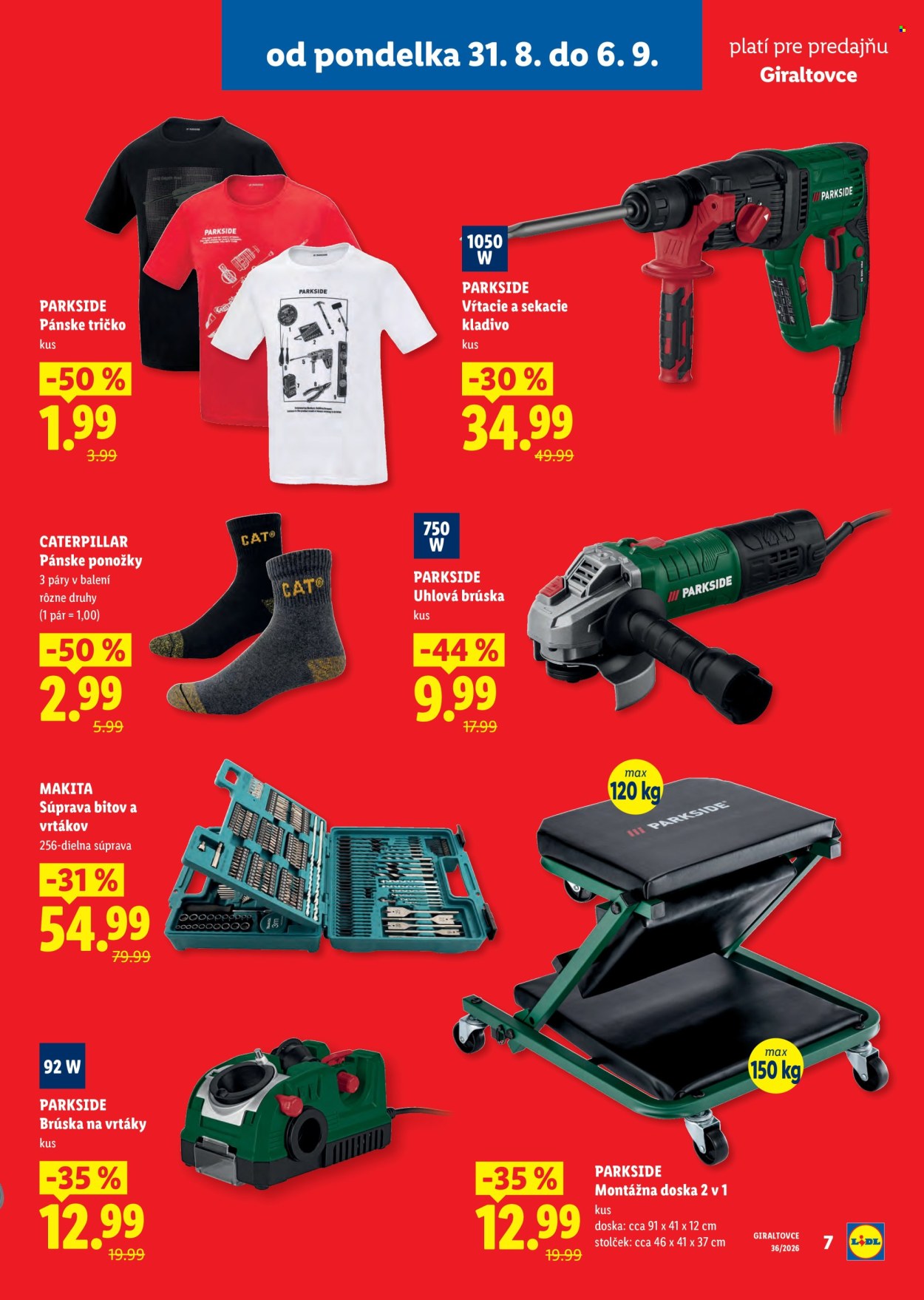 Leták Lidl - 31.8.2026 - 6.9.2026. Strana 7