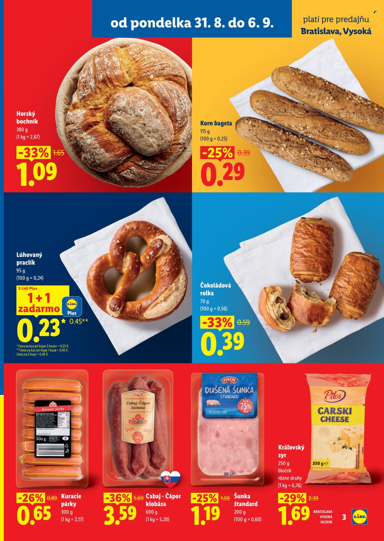 Leták Lidl - 31.8.2026 - 6.9.2026. Strana 3