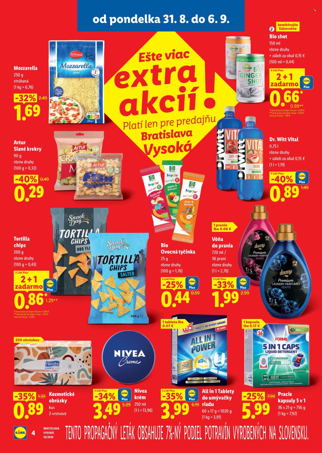 Leták Lidl - 31.8.2026 - 6.9.2026. Strana 4