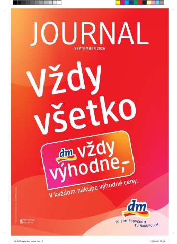 thumbnail - Leták dm drogerie - Journal September 2026