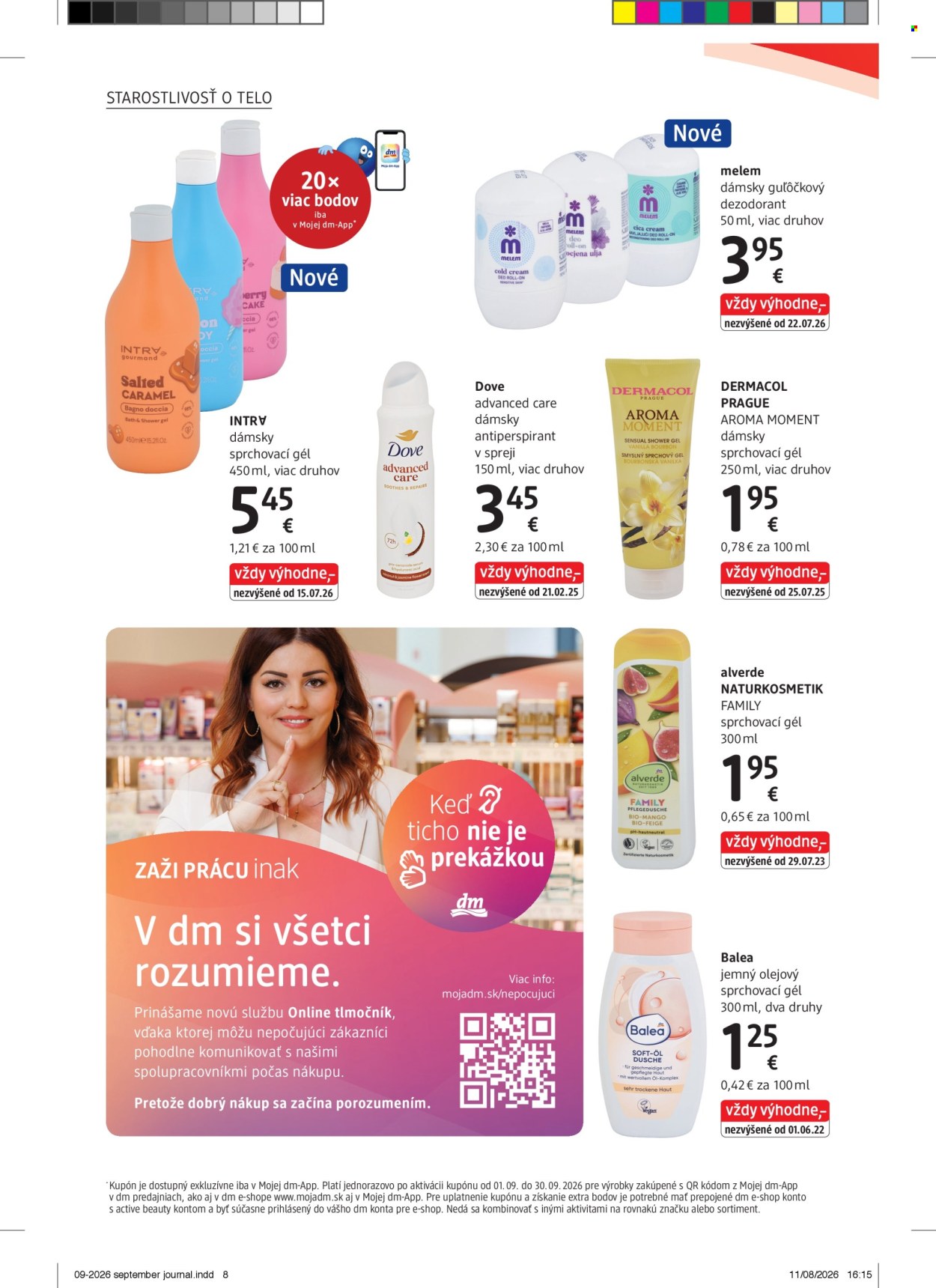 Leták dm drogerie - 1.9.2026 - 30.9.2026. Strana 8