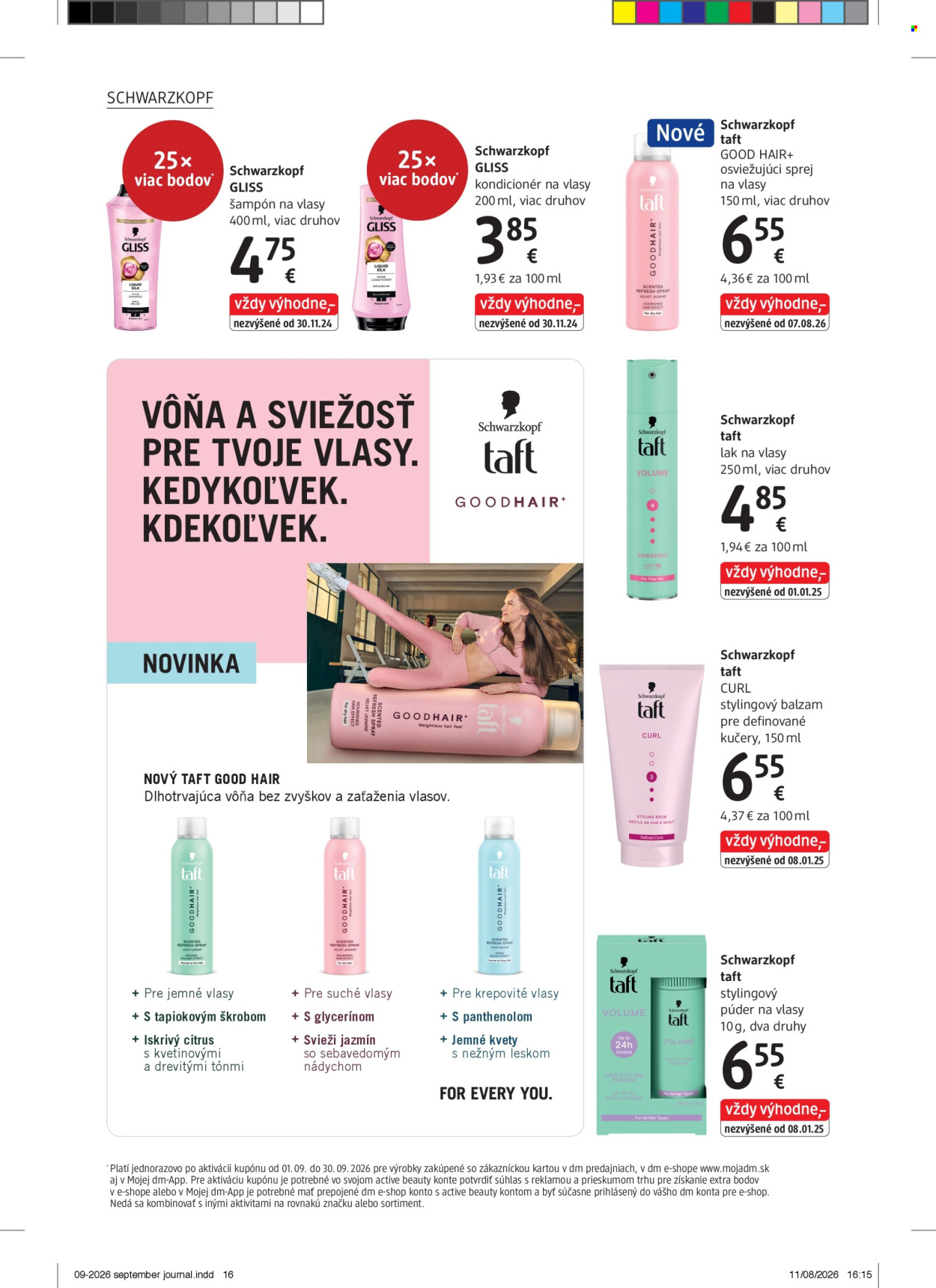 Leták dm drogerie - 1.9.2026 - 30.9.2026. Strana 16