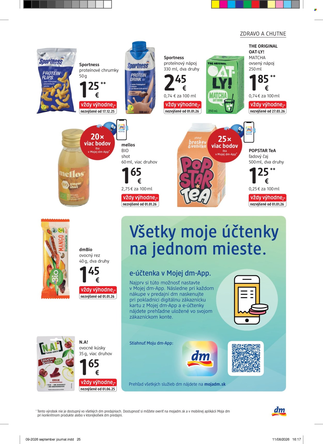 Leták dm drogerie - 1.9.2026 - 30.9.2026. Strana 25