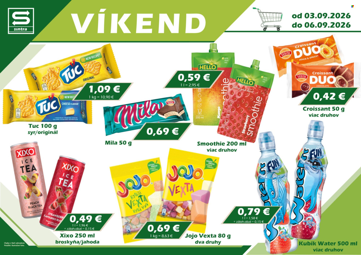 Leták Sintra - 3.9.2026 - 6.9.2026. Strana 1