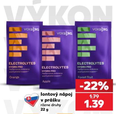 Iontový nápoj v prášku