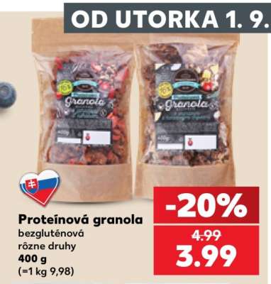 Proteínová granola