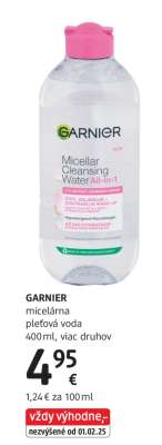 GARNIER micelárna pleťová voda