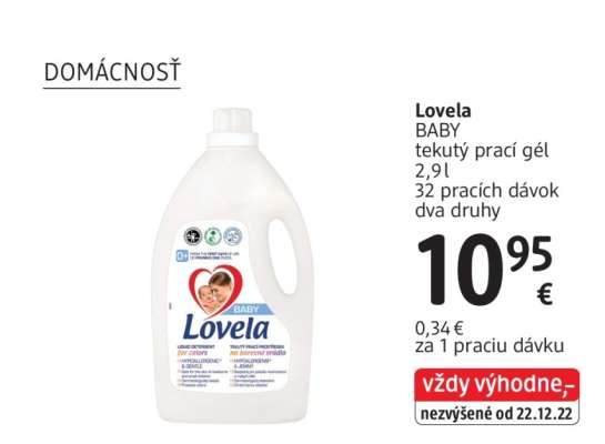 Lovela BABY tekutý prací gél