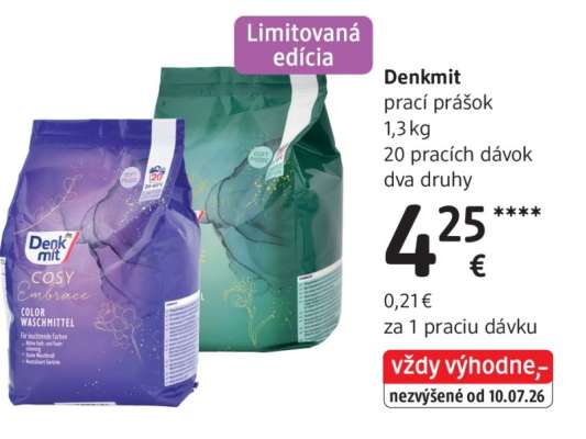 Denkmit prací prášok