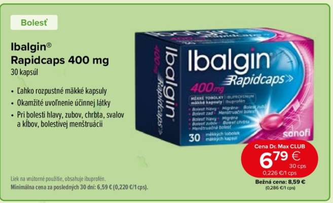 Ibalgin Rapidcaps 400 mg