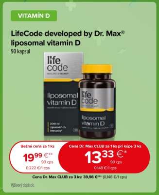 LifeCode developed by Dr. Max® liposomal vitamin D