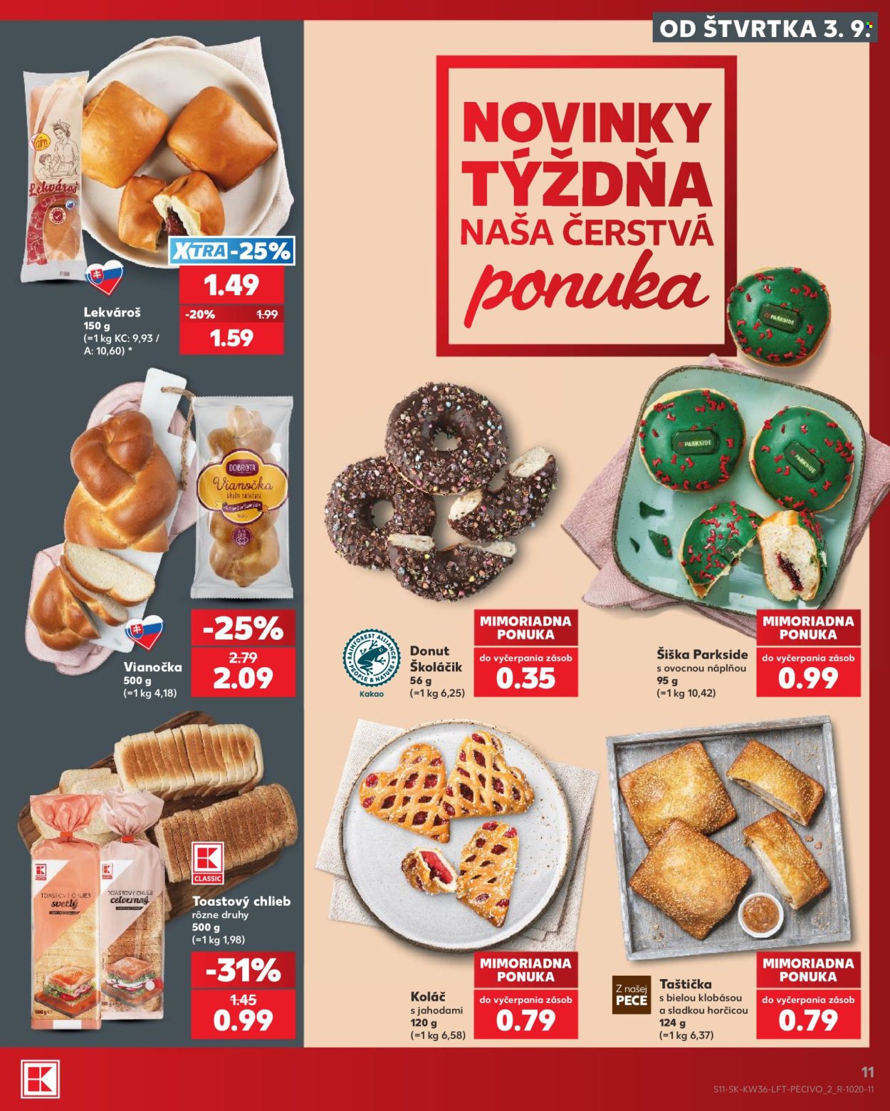 Leták Kaufland - 3.9.2026 - 9.9.2026. Strana 11