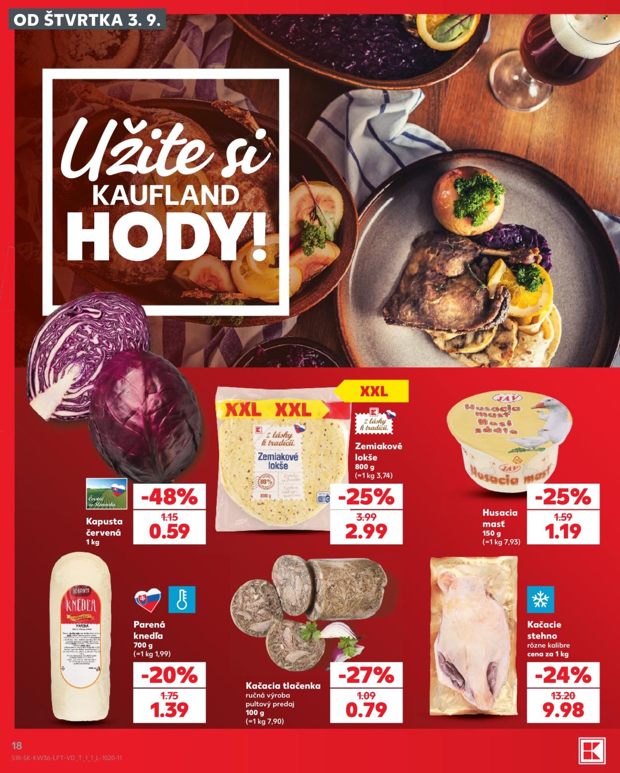 Leták Kaufland - 3.9.2026 - 9.9.2026. Strana 18